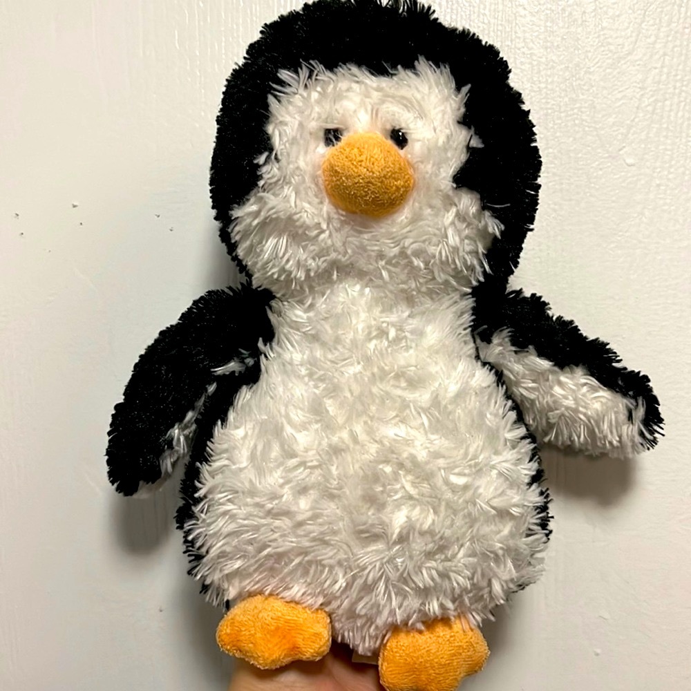 Aurora Plush Black and White Penguin